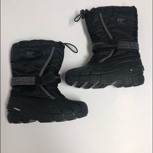 Sorel Youth Winter Flurry Boots Black